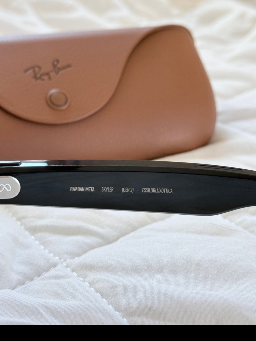 Ray-Ban Skyler Gen 2 Sunglasses - Black Frame with Purple Lenses - Picture 5 of 5